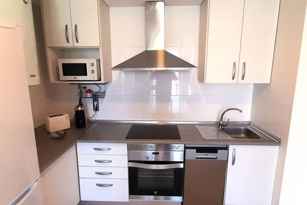 Апартаменты Apartamento Playa Foz Con Jardin Y Piscina Экстерьер фото