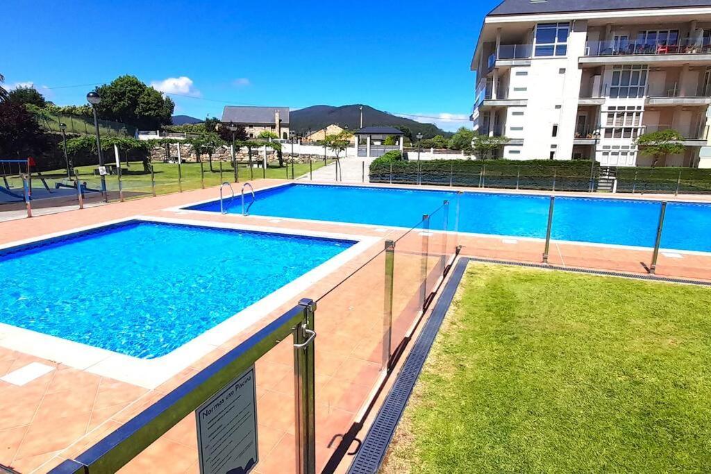 Апартаменты Apartamento Playa Foz Con Jardin Y Piscina Экстерьер фото